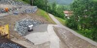 Tipiplatz, Pizzaofen mit Blick Richtung neue MTB-Strecke, 17.06.2020; Foto: Jubi/Nico Löder