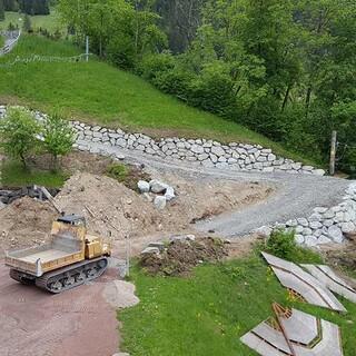 provisorischer Hangweg ist fertig, 20.05.2020; Bild: Jubi/Nico Löder